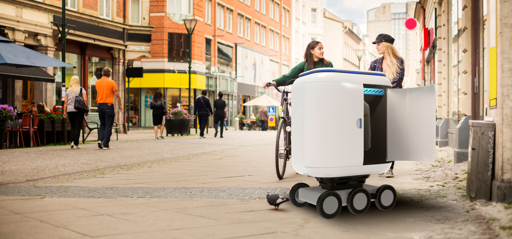 Modular delivery robot