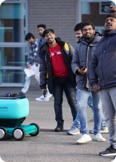 BBC News, PeykBot , delivery robots